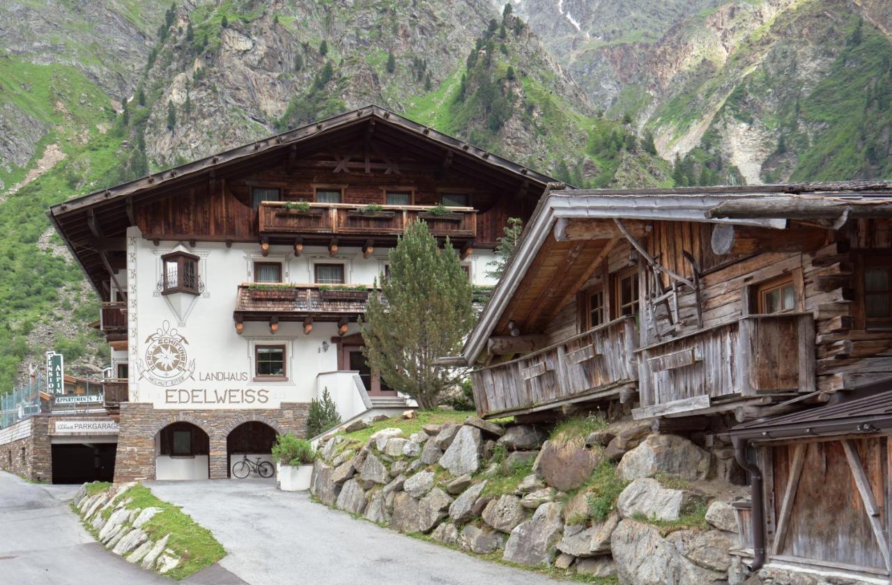 Landhaus Edelweiss Hotel Sankt Leonhard im Pitztal Kültér fotó