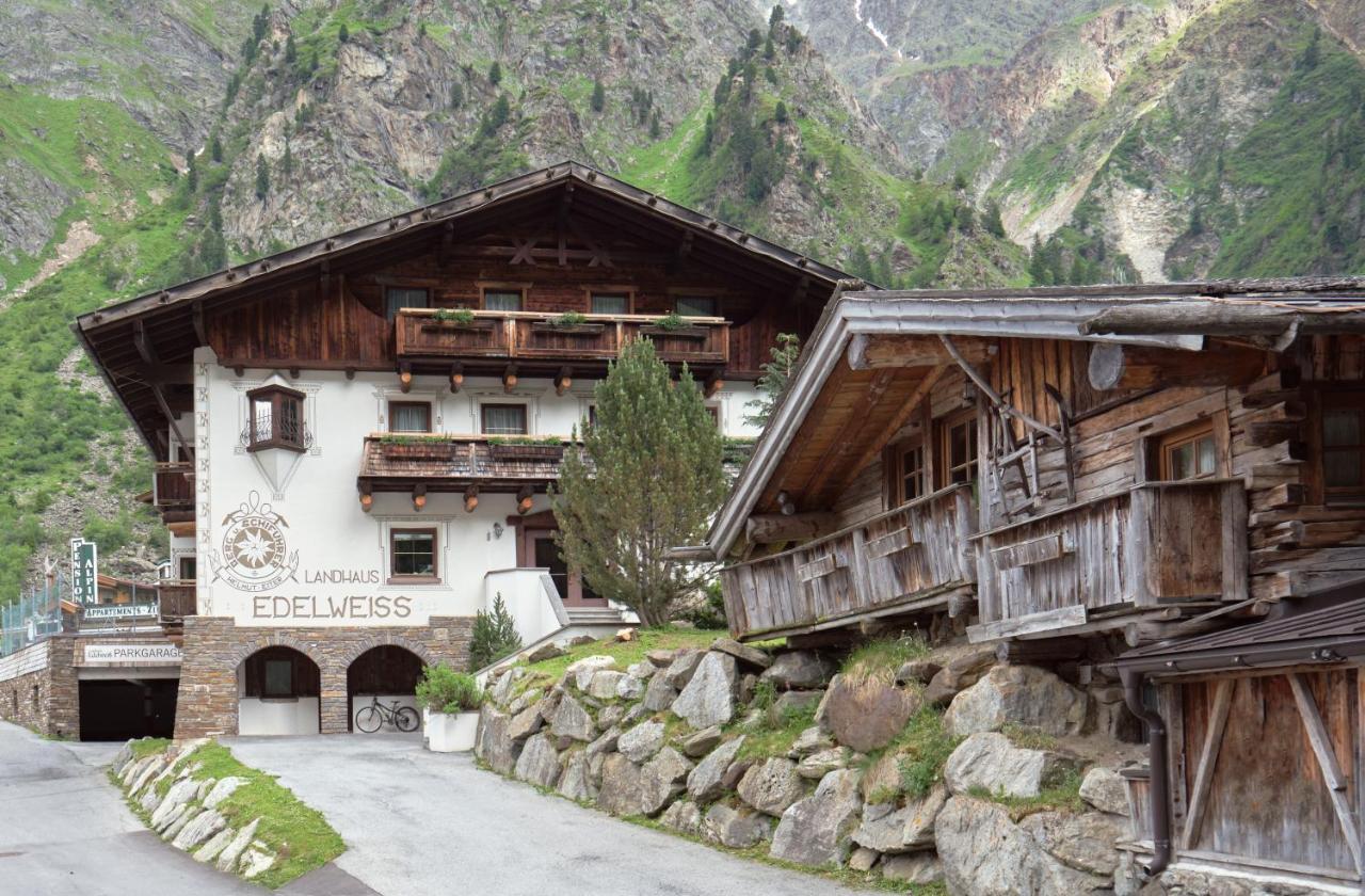 Landhaus Edelweiss Sankt Leonhard im Pitztal Kültér fotó