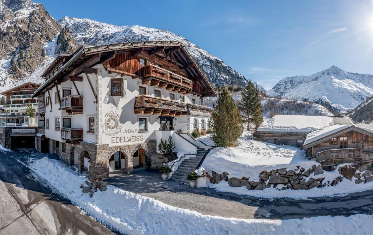 Landhaus Edelweiss Hotel Sankt Leonhard im Pitztal Kültér fotó