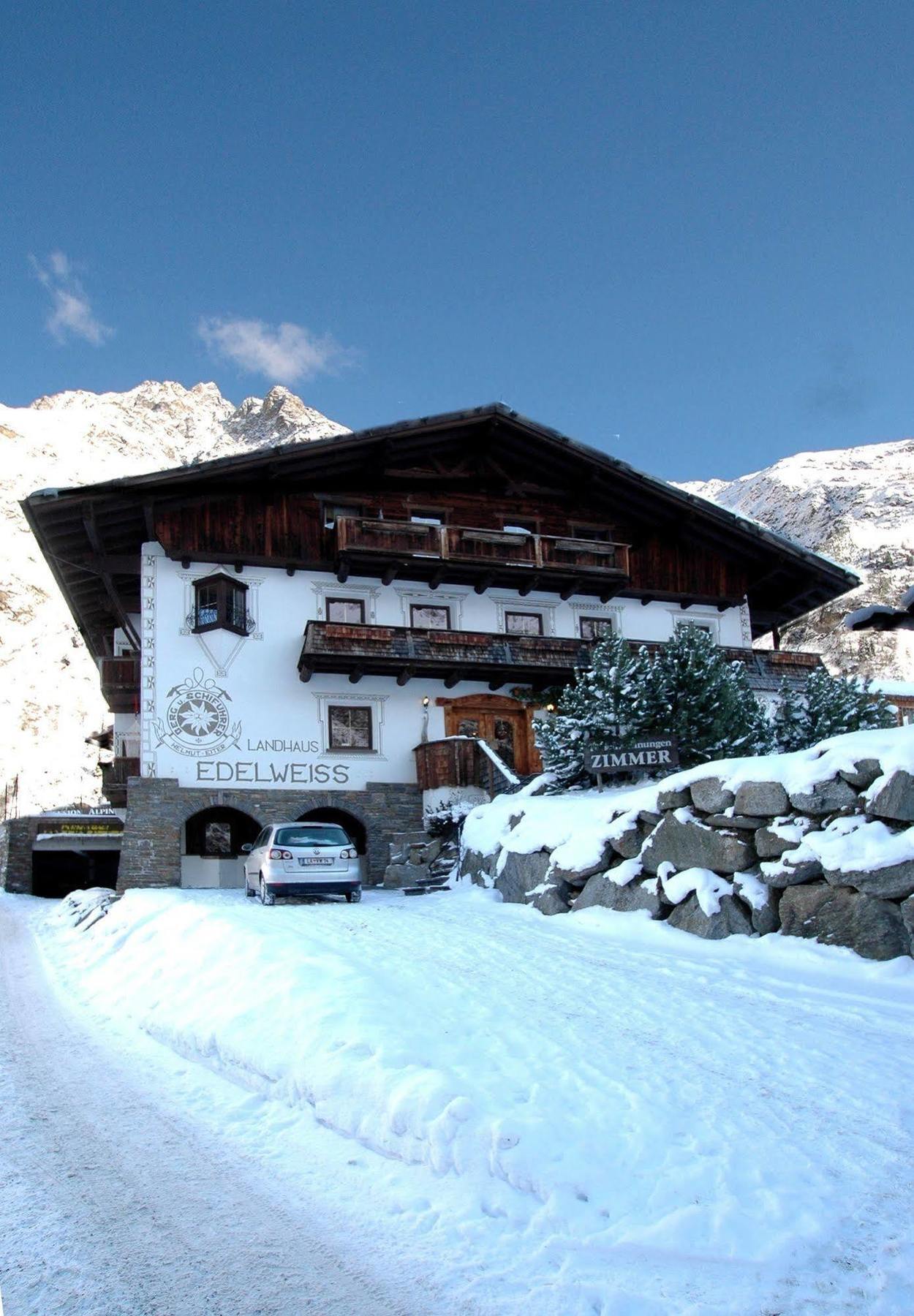 Landhaus Edelweiss Hotel Sankt Leonhard im Pitztal Kültér fotó